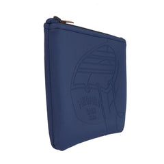 HERMES Neo Bain Thalassa PM Pouch, Marine, Women's — Like New