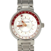 Louis Vuitton Tambour Moon Dual Time QA106 Stainless Steel Quartz Watch — Very Good