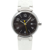 Louis Vuitton Tambour Q1111 Men's Watch, Date, Brown Quartz Watch — Very Good