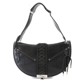 Christian Dior Admit It Shoulder Handbag Leather Black Corset — Like New