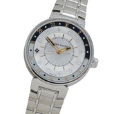 Louis Vuitton LOUIS VUITTON Women's Watch, Tambour Moon Dual Time, Quartz, Stainless Steel (QA104), Silver — Good