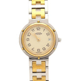Hermes Clipper Combination SSxGP Quartz Watch — Good