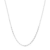 Sterling Silver 3/8 Cttw Diamond Marquise Station Necklace