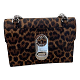 Christian Louboutin Elisa Calf Empire Leopard Leather Shoulder Crossbody Bag