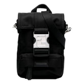 Fendi Fendiness Mini Backpack Crossbody Black Nylon FF Mesh