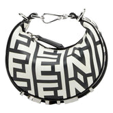 Fendi x Marc Jacobs Fendigraphy Nano Hobo Bag Black White