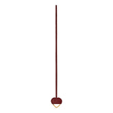 Saint Laurent Opyum Red Patent Leather Heart Keyring Necklace