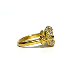 Christian Dior Dior Women's Ring CD Navy — Like New