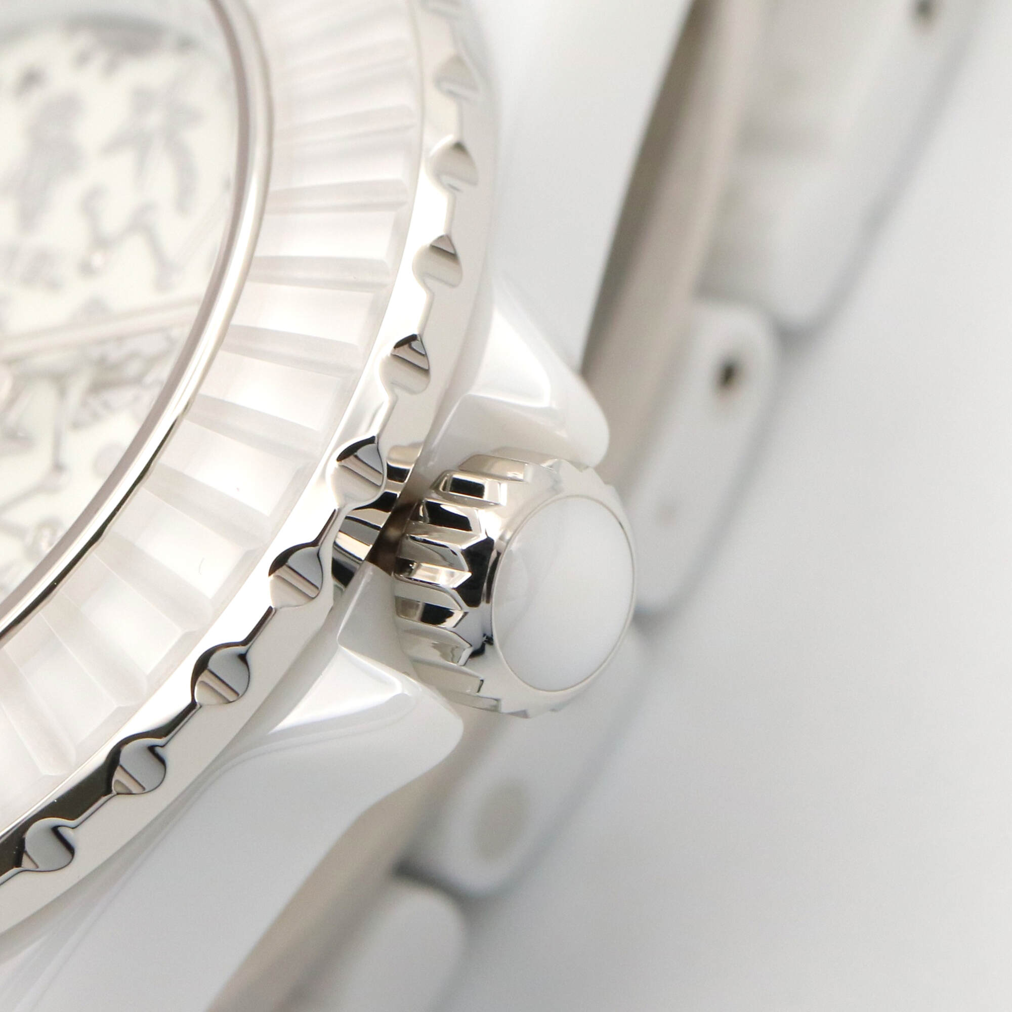 Chanel J12 Cosmic Ceramic Watch for Women, White (H7990) — Very Good
