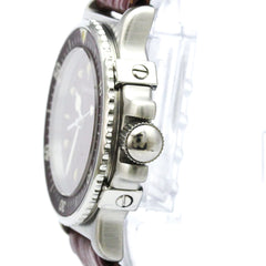 TIFFANY Diver Steel leather Quartz Ladies Watch L0710 Polished — Very Good
