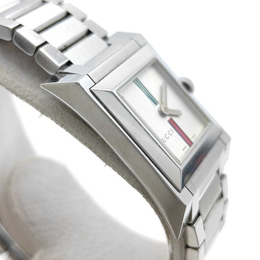 GUCCI Sherry Line 111L Silver Stainless Steel Women's Quartz Watch — Good