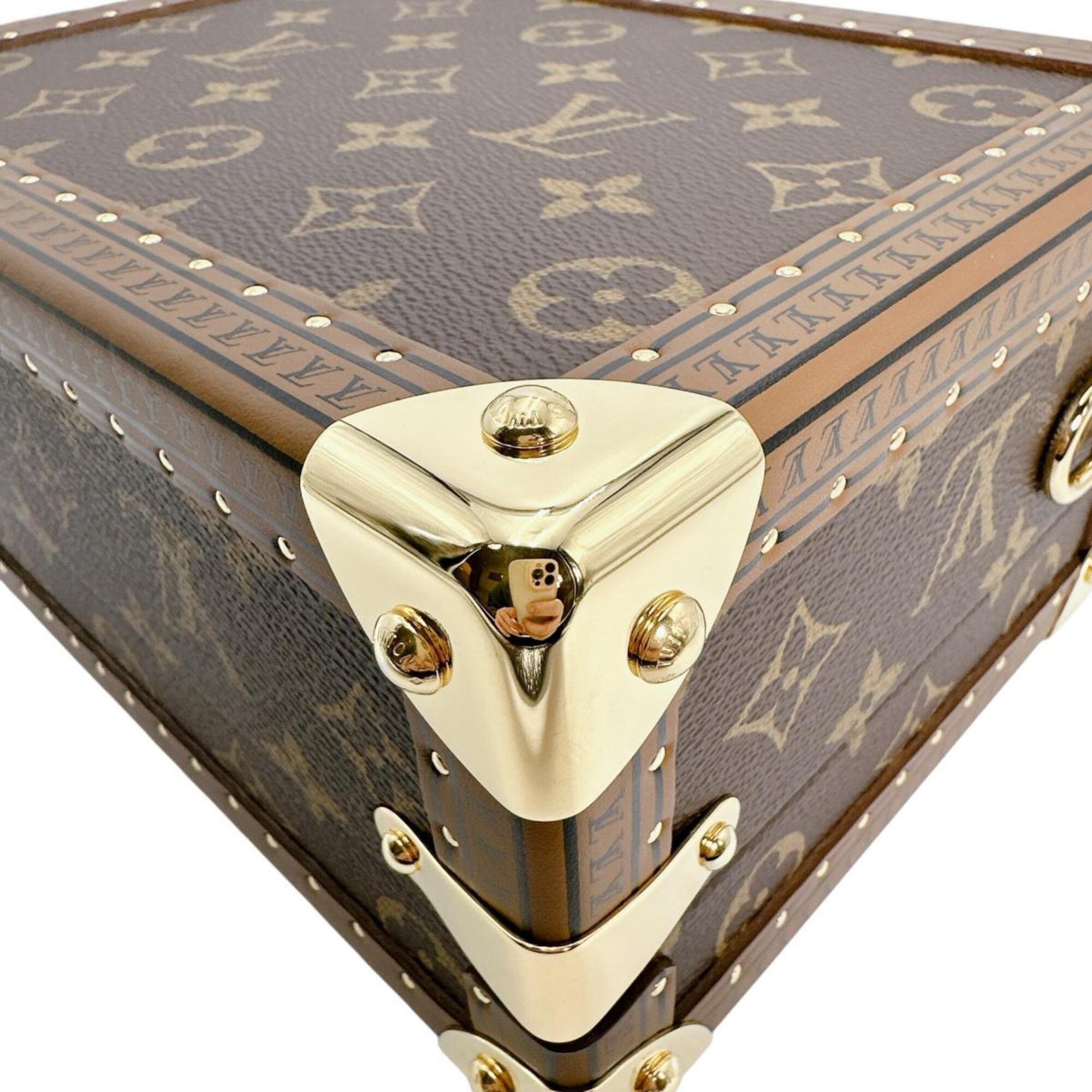 Louis Vuitton Petite Valise handbag, Monogram canvas, M20468, brown — Like New