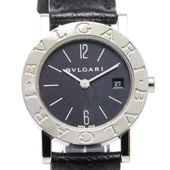 Bulgari Date Watch BB26SL Quartz Black Dial Stainless Steel Women's BVLGARI — Good