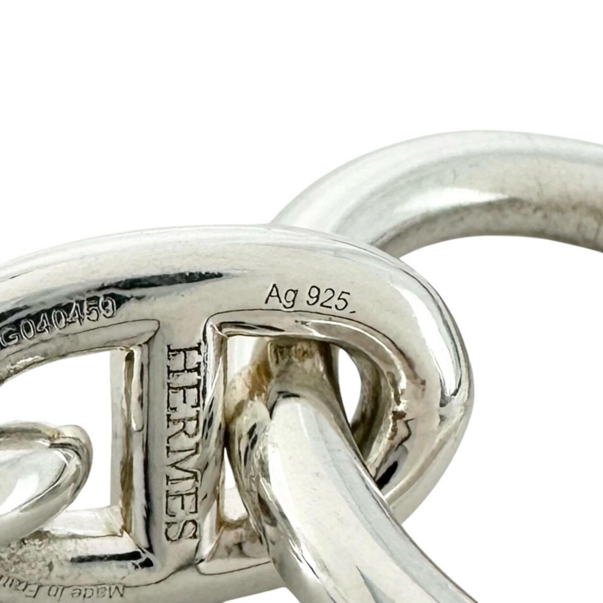 HERMES Chaine d'Ancre PM bracelet, AG925, 15 links, silver, made in France, 2025 model, weight 32.7g, women's — Like New