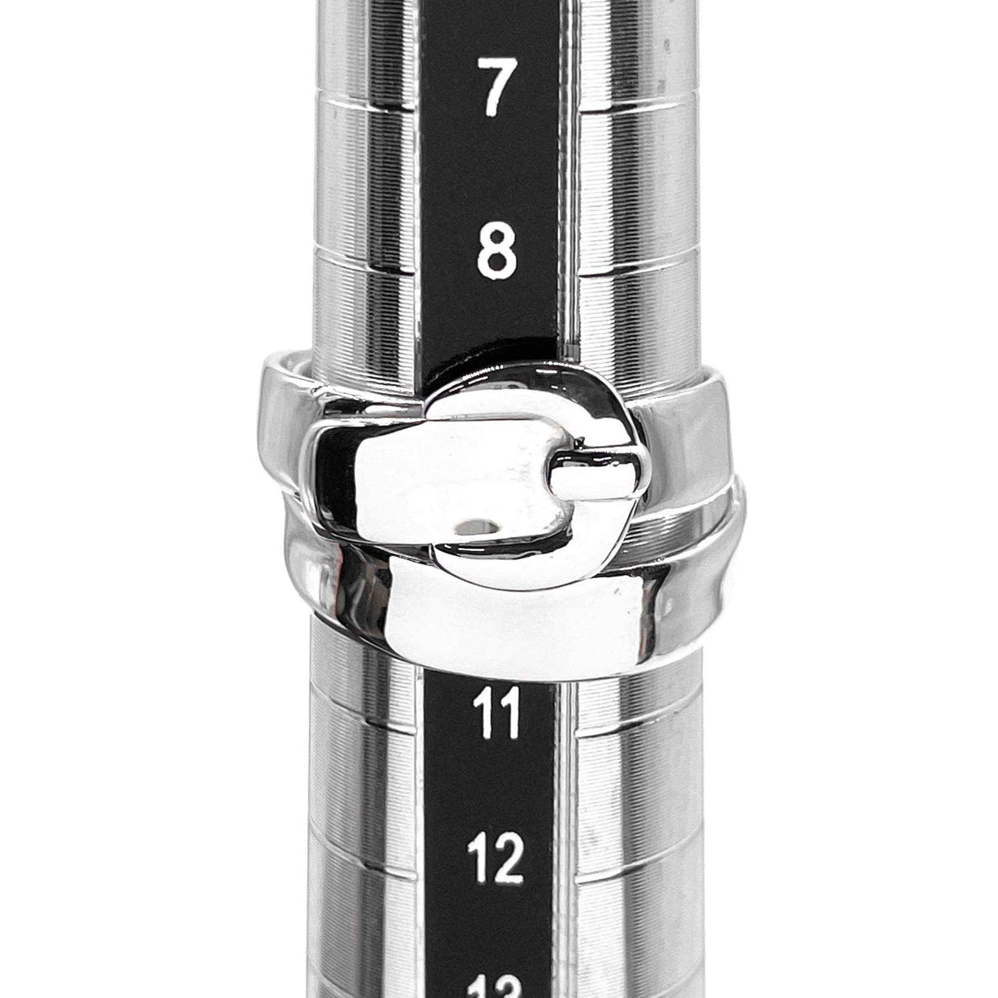 HERMES Double True Ring, SV925 7826, Silver, Women's — Like New