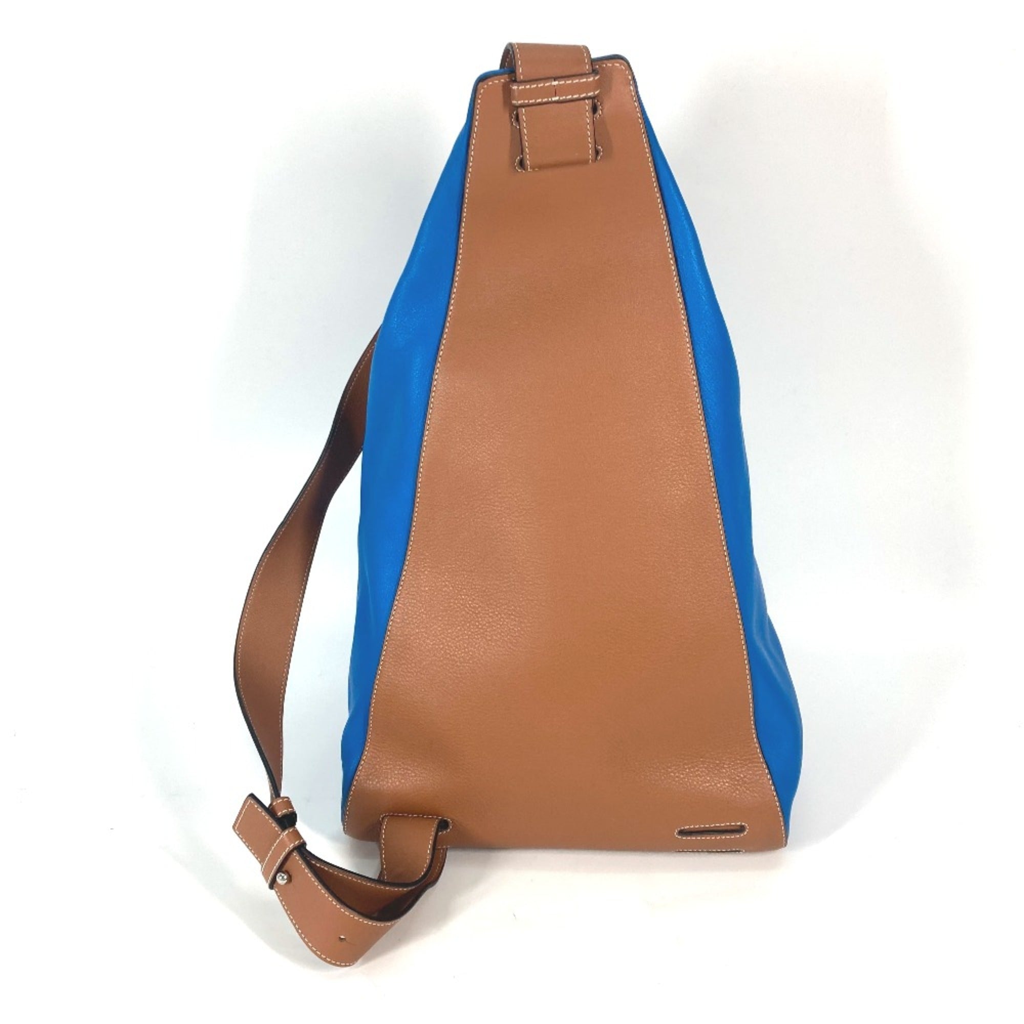 Loewe Bag Bicolor cross Shoulder Bag blue Brown — Like New