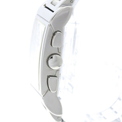 BVLGARI Rettangolo Stainless Steel Quartz Mens Watch RTC49S Polished — Very Good