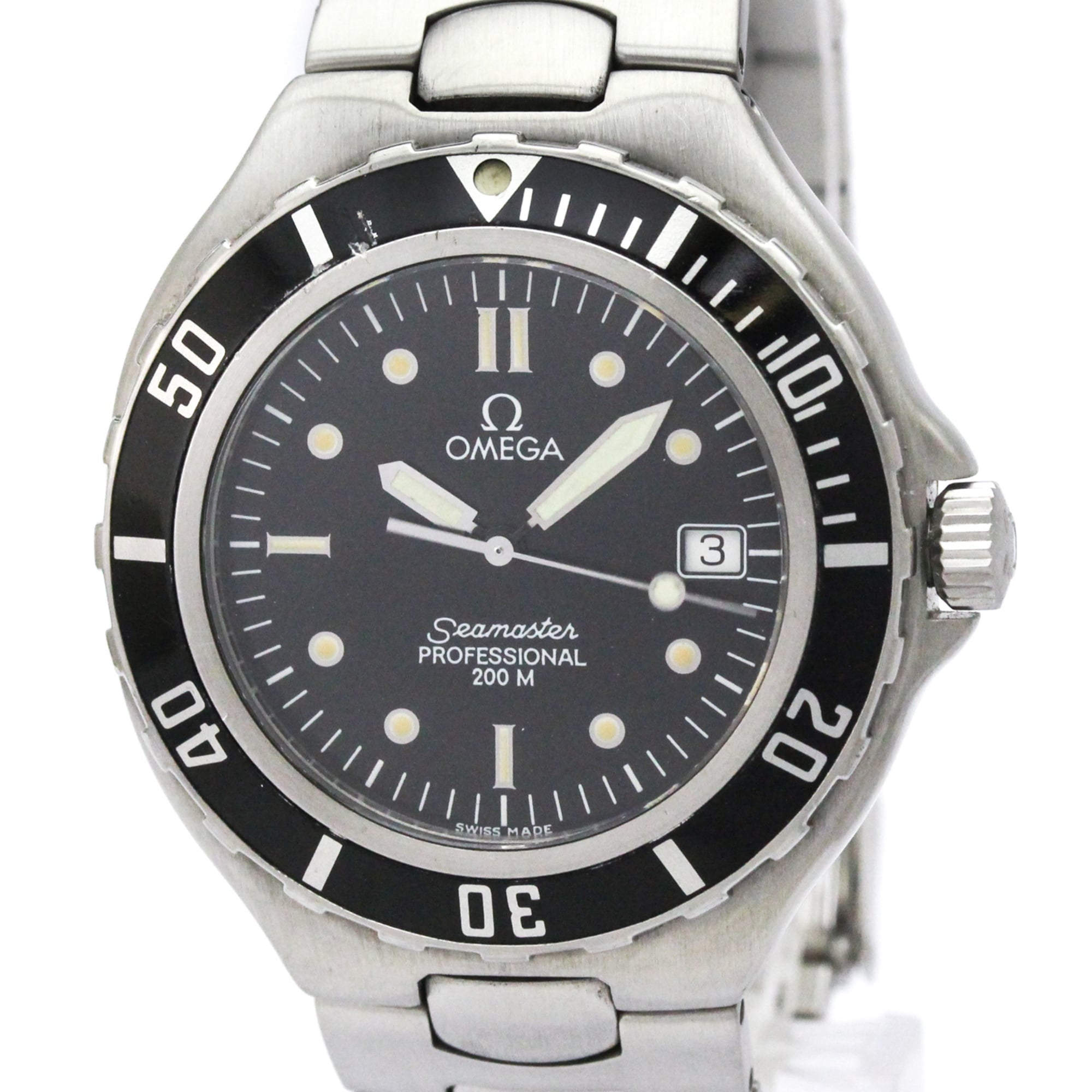 OMEGA Seamaster Professional 200M Quartz Mens Watch 2850.50 Polished — Very Good