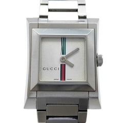 GUCCI Sherry Line 111L Silver Stainless Steel Women's Quartz Watch — Good