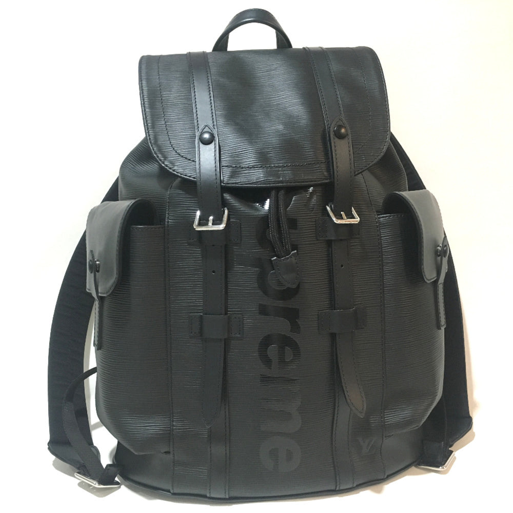 Louis Vuitton M53413 Epi Supreme Backpack Black — Like New