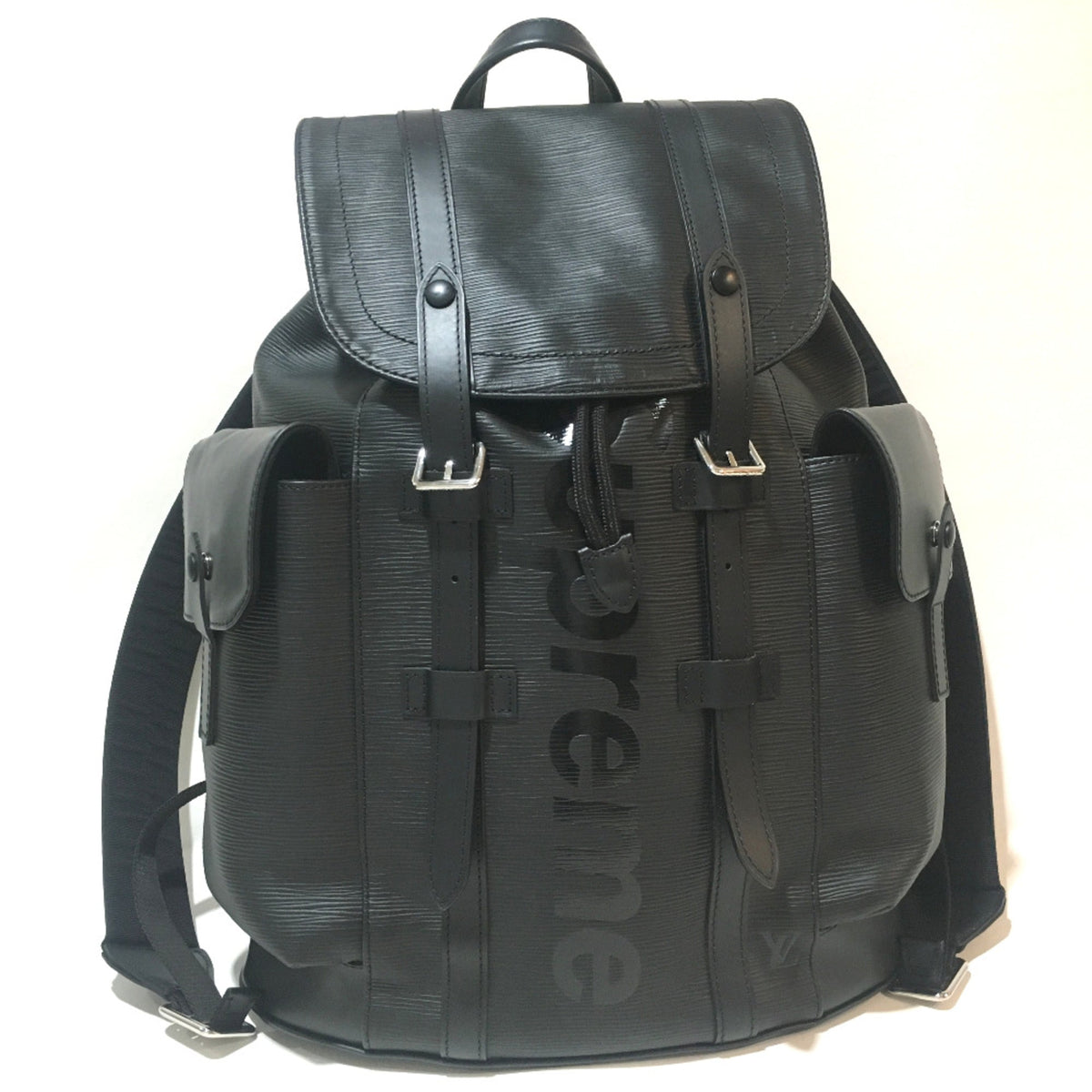 Louis Vuitton M53413 Epi Supreme Backpack Black — Like New