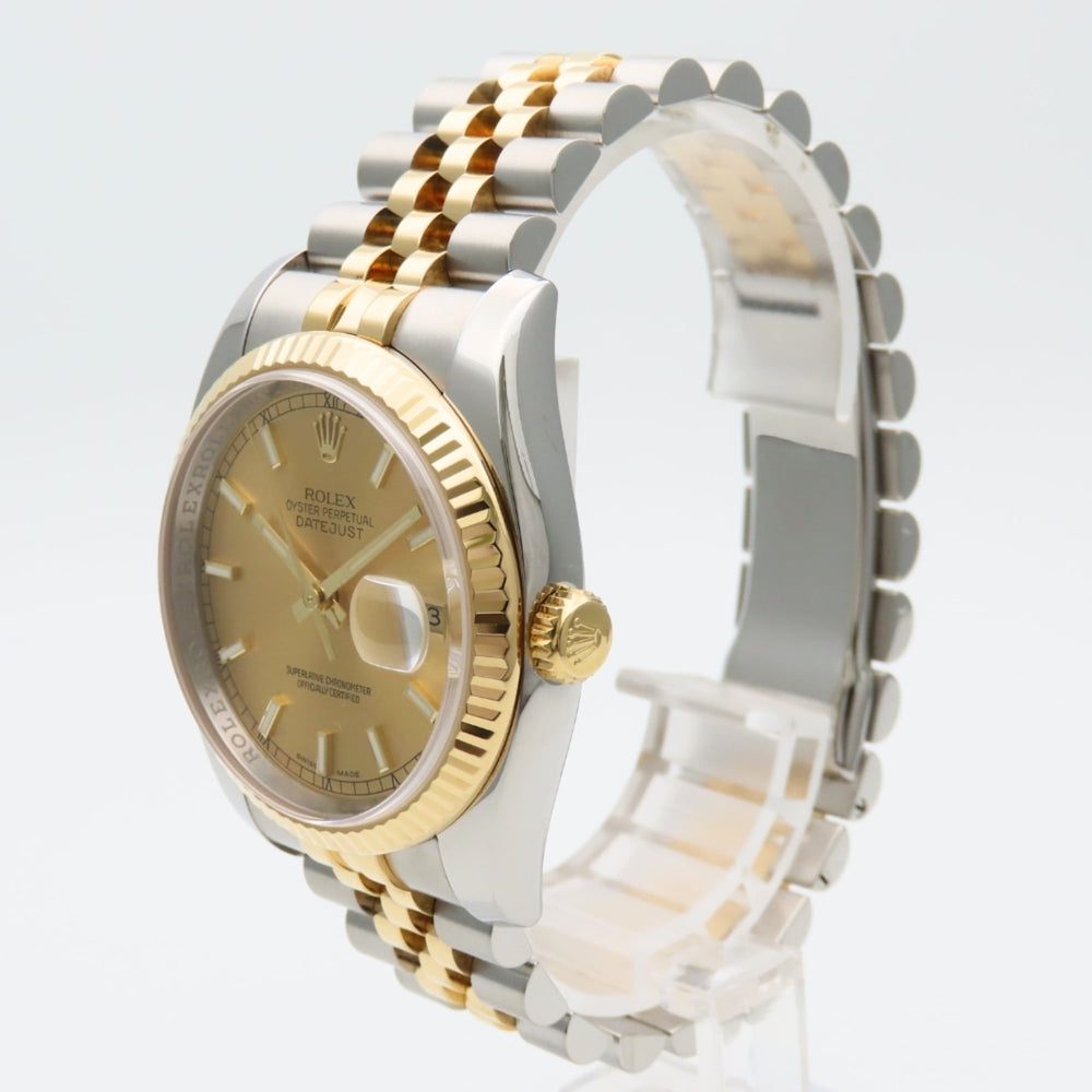 Rolex Datejust 116233 Stainless Steel & 18K Yellow Gold Combination Men's Watch ROLEX — Very Good