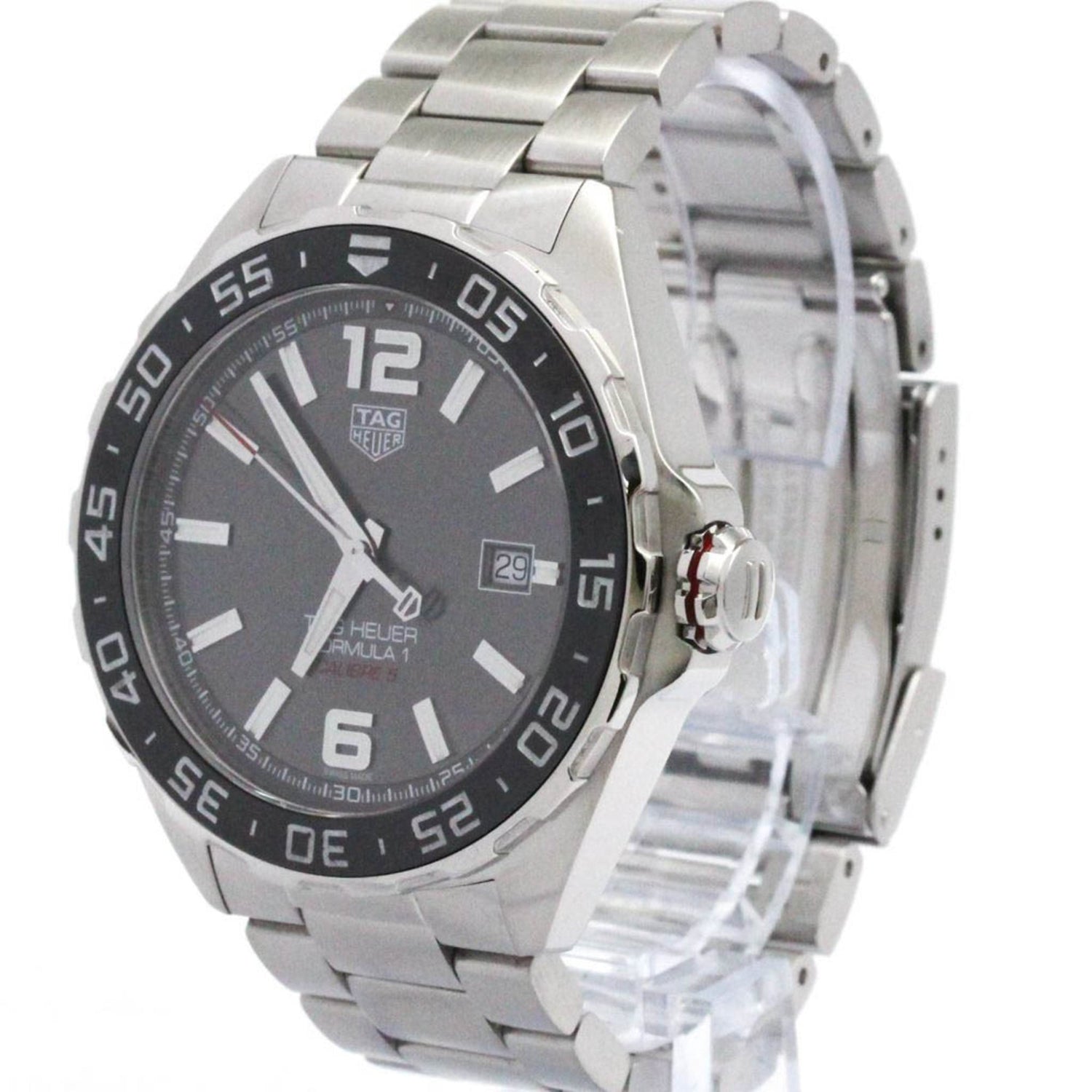 TAG HEUER Formula 1 Calibre 5 Ceramic Steel Automatic Watch Polished
