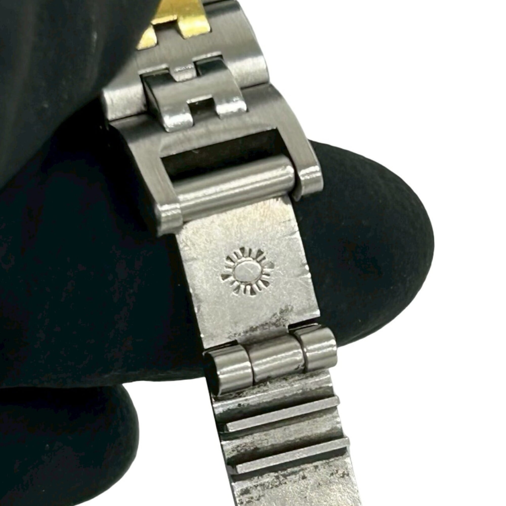 HERMES Vintage Clipper Stainless Steel GP Quartz Watch Silver 32954 — Good