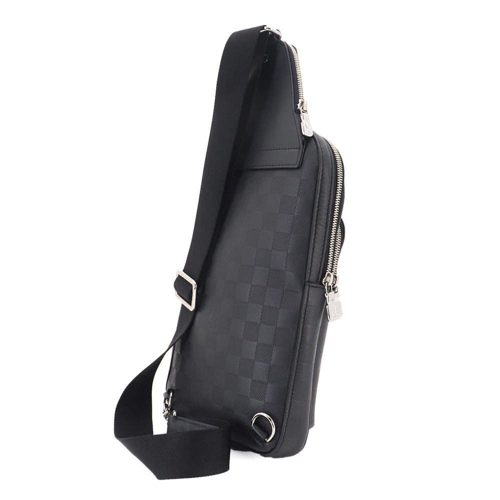 Louis Vuitton Damier Infini Avenue Sling Handbag Body Black N45303 RFID Bag — Like New