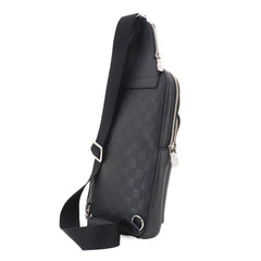 Louis Vuitton Damier Infini Avenue Sling Handbag Body Black N45303 RFID Bag — Like New
