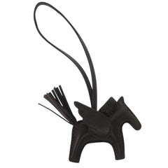 Hermes Rodeo Pegasus PM So Black Agneau Milo B Stamp (2023) Accessory Bag Charm 1032 HERMES — Like New