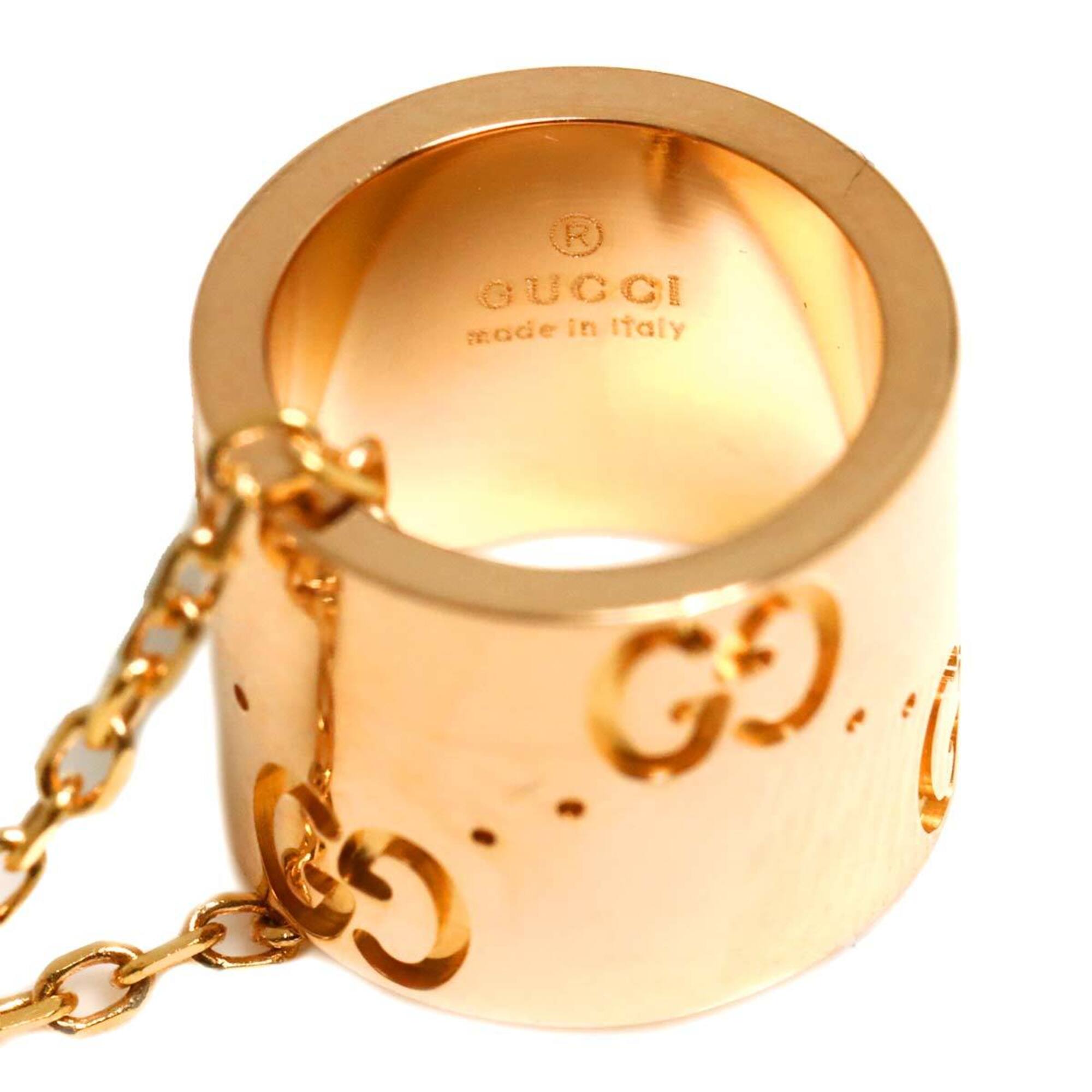 Gucci Icon Necklace, 40cm, 18K PG Pink Gold 750 Necklace — Like New