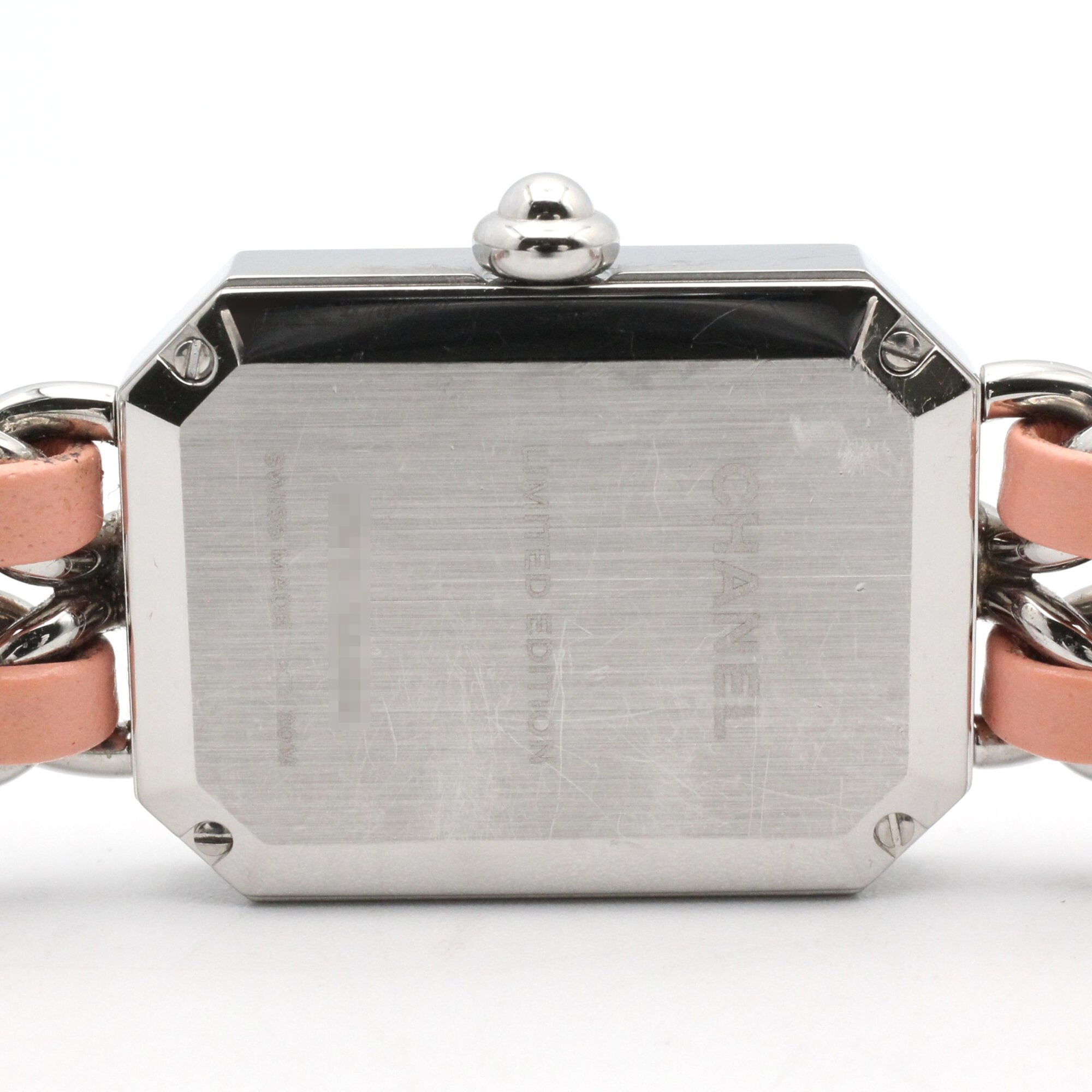 Chanel Première Rock Limited Edition (1200 pieces worldwide) Watch, Stainless Steel, Leather Strap, Women's, White with Shell, H6359 — Very Good