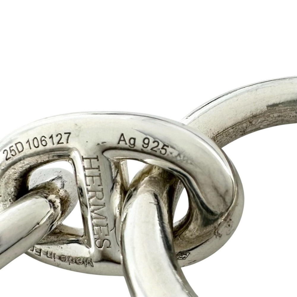 HERMES Chaine d'Ancre PM bracelet, AG925, 15 links, silver, made in France, 2025 model, weight 33.9g, women's — Like New