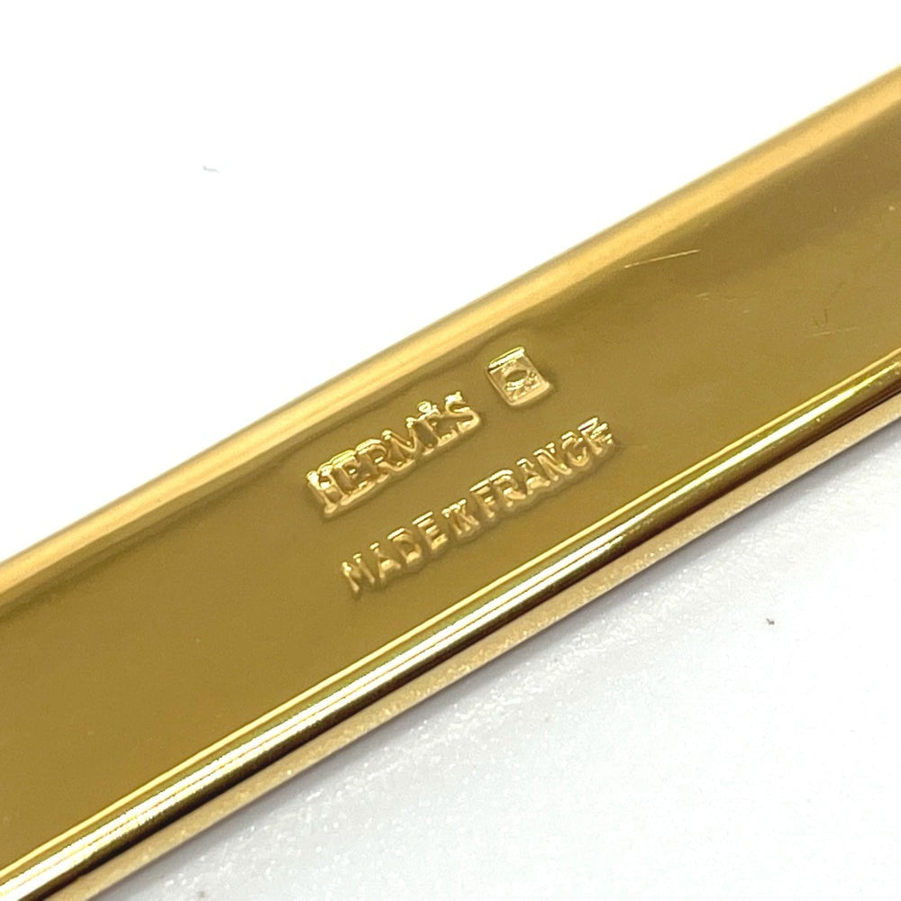 HERMES Hermes Takayaki enamel pin tuck brooch metal ladies gold — Like New