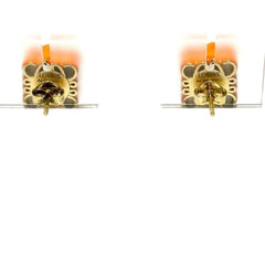 LOEWE Women's Anagram Stud Earrings in Silver 925 — Like New