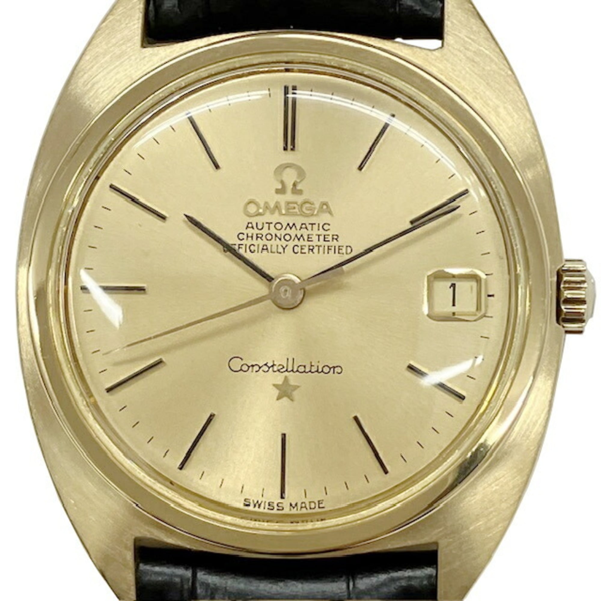 OMEGA Constellation 168.009 Cal.561 750 168.017 18K Automatic Watch with Date Function for Men — Very Good