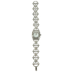GUCCI Horsebit Chain Stainless Steel Quartz Wristwatch, Silver, 37972 — Good