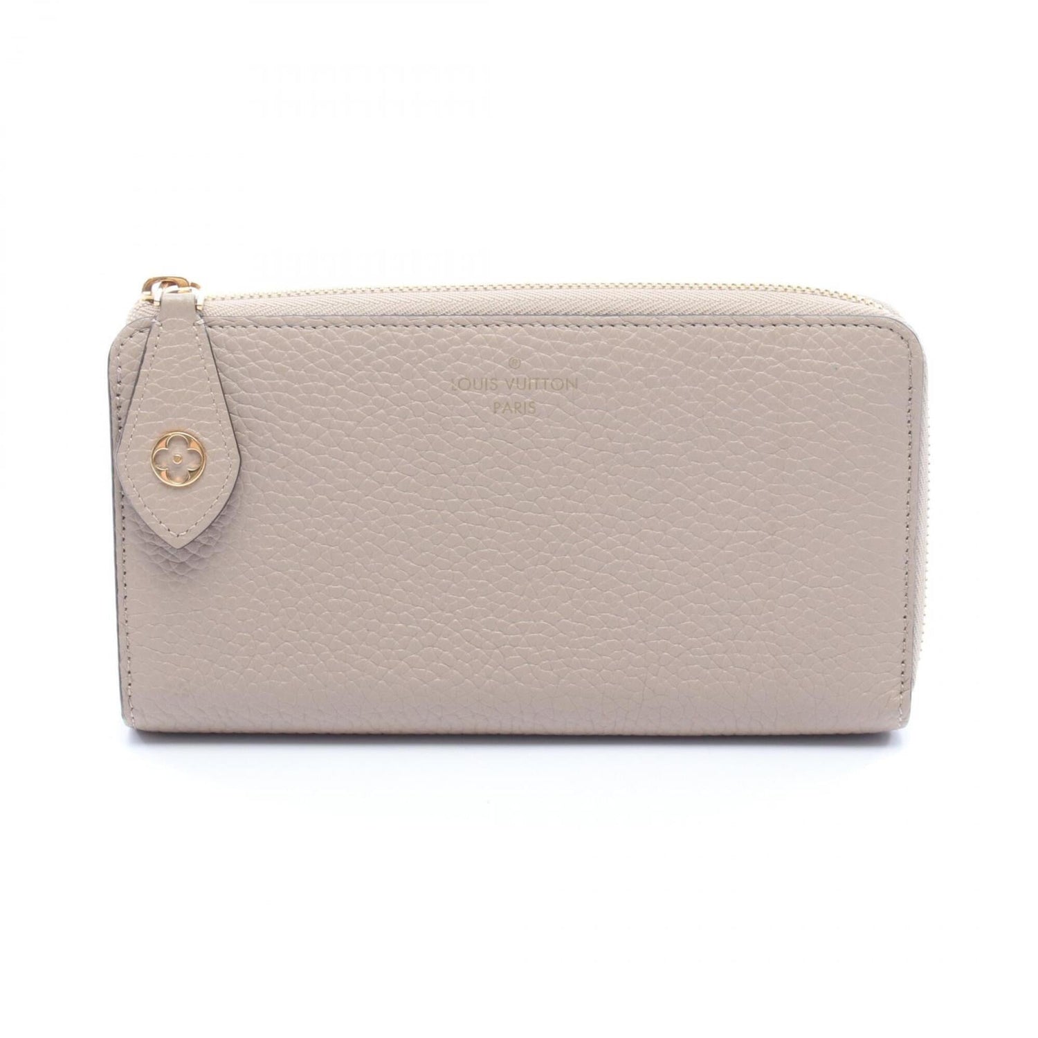 Louis Vuitton Portefeuille Comet L-shaped Zipper Long Wallet, Leather, Taurillon Women's, Beige, M63104