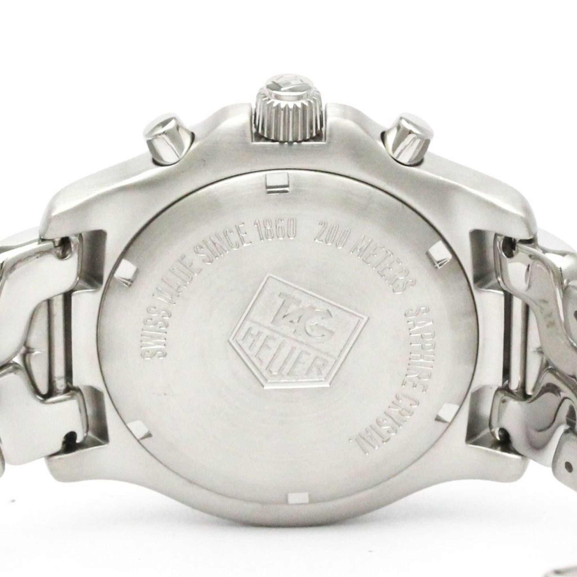 TAG HEUER Link Chronograph Steel Quartz Mens Watch CT1112 — Very Good