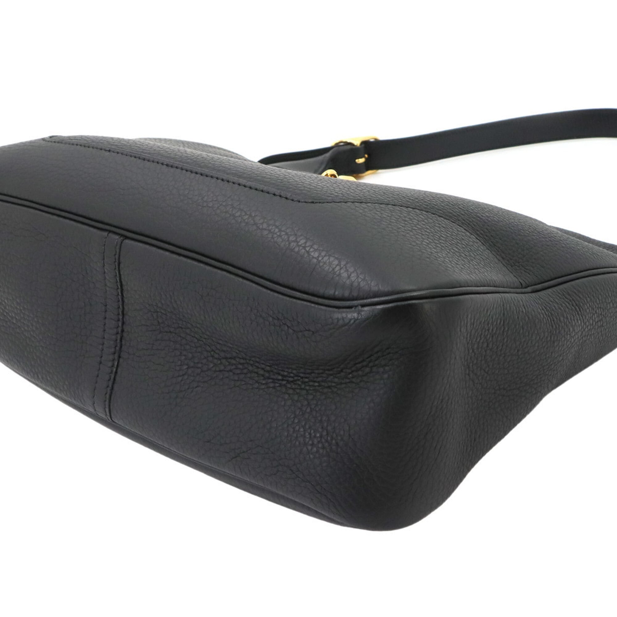 Hermes Trim 31 Shoulder Handbag, Taurillon Clemence Leather, Black, □F Stamp, Gold Hardware — Like New