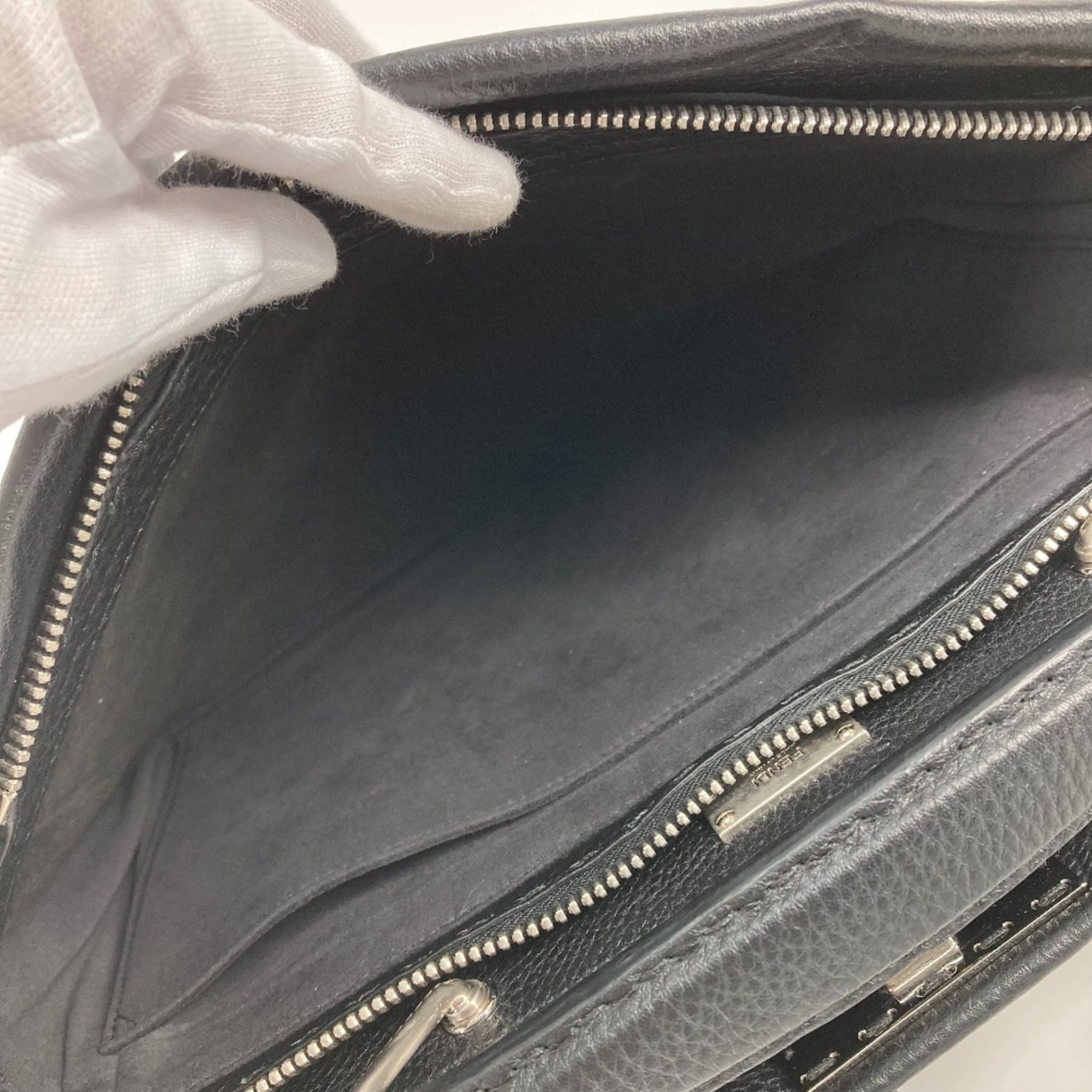 Fendi 7VA406 Shoulder Bag Crossbody bag 2WAY business bag Tote Bag Hand Bag Black — Like New