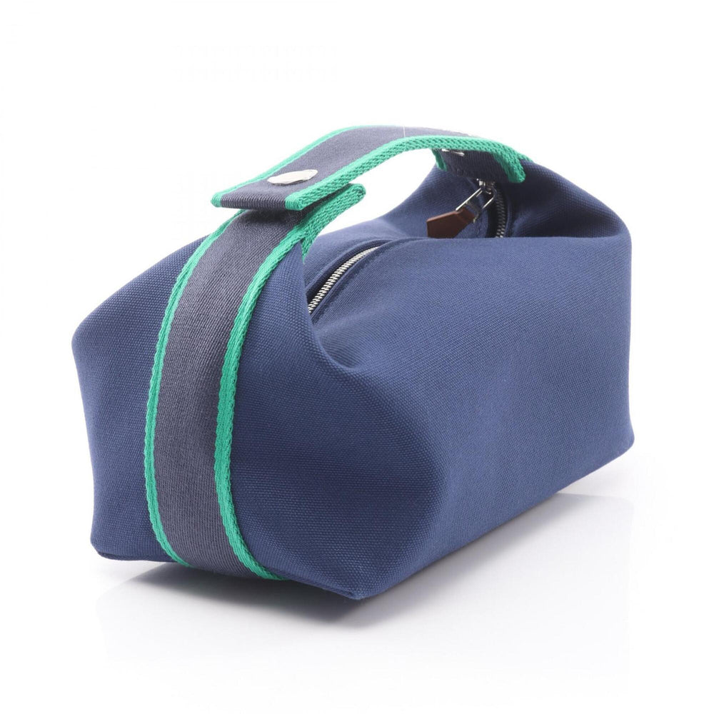 Hermes Bride à Brac PM Handbag, Canvas, Women's, Navy/Green, H104222M — New - Store Return