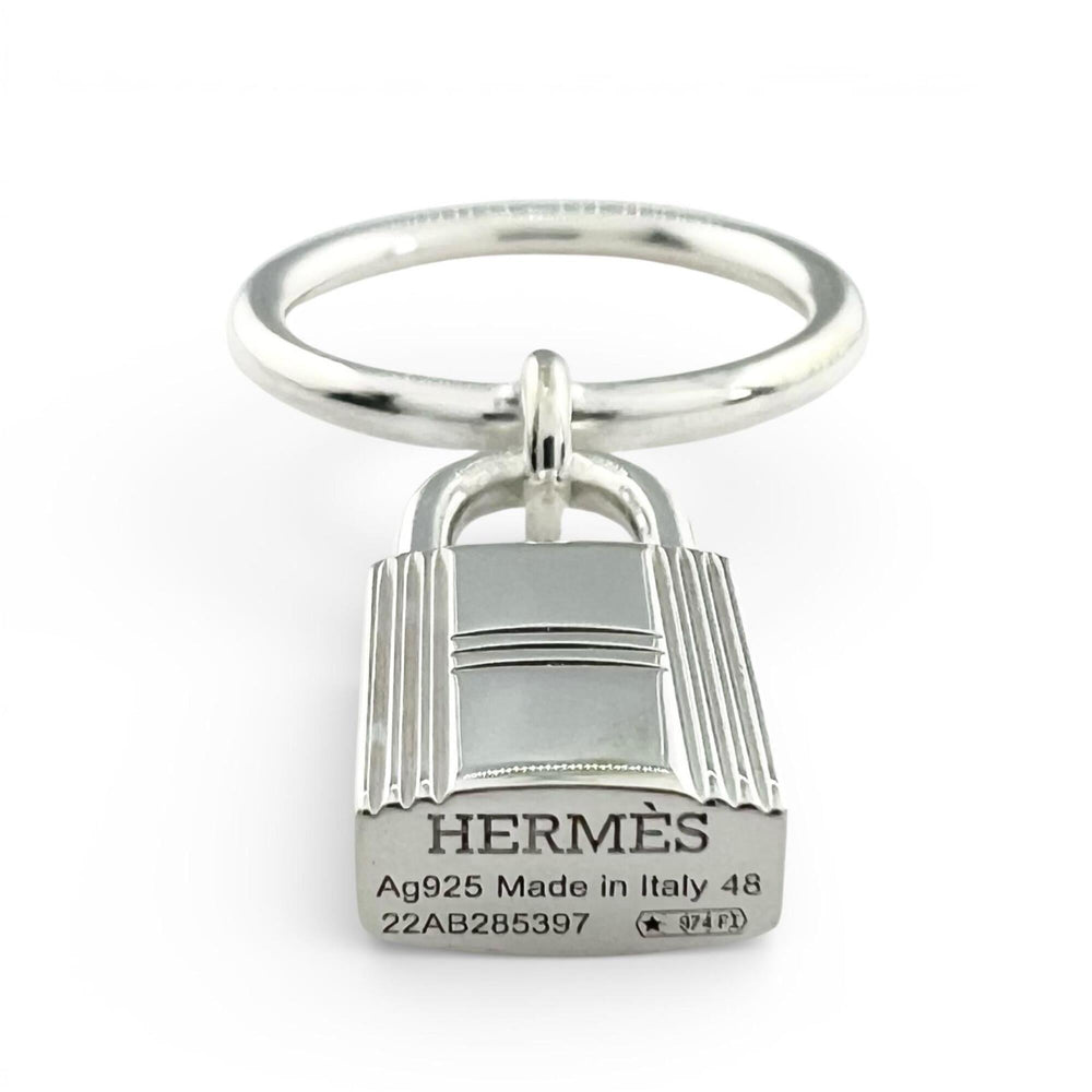 HERMES (Hermes) 2020 Amulette Cadena AG925 Ring, Silver, Size 48, Made in Italy, Weight 5.2g, Women's — Like New