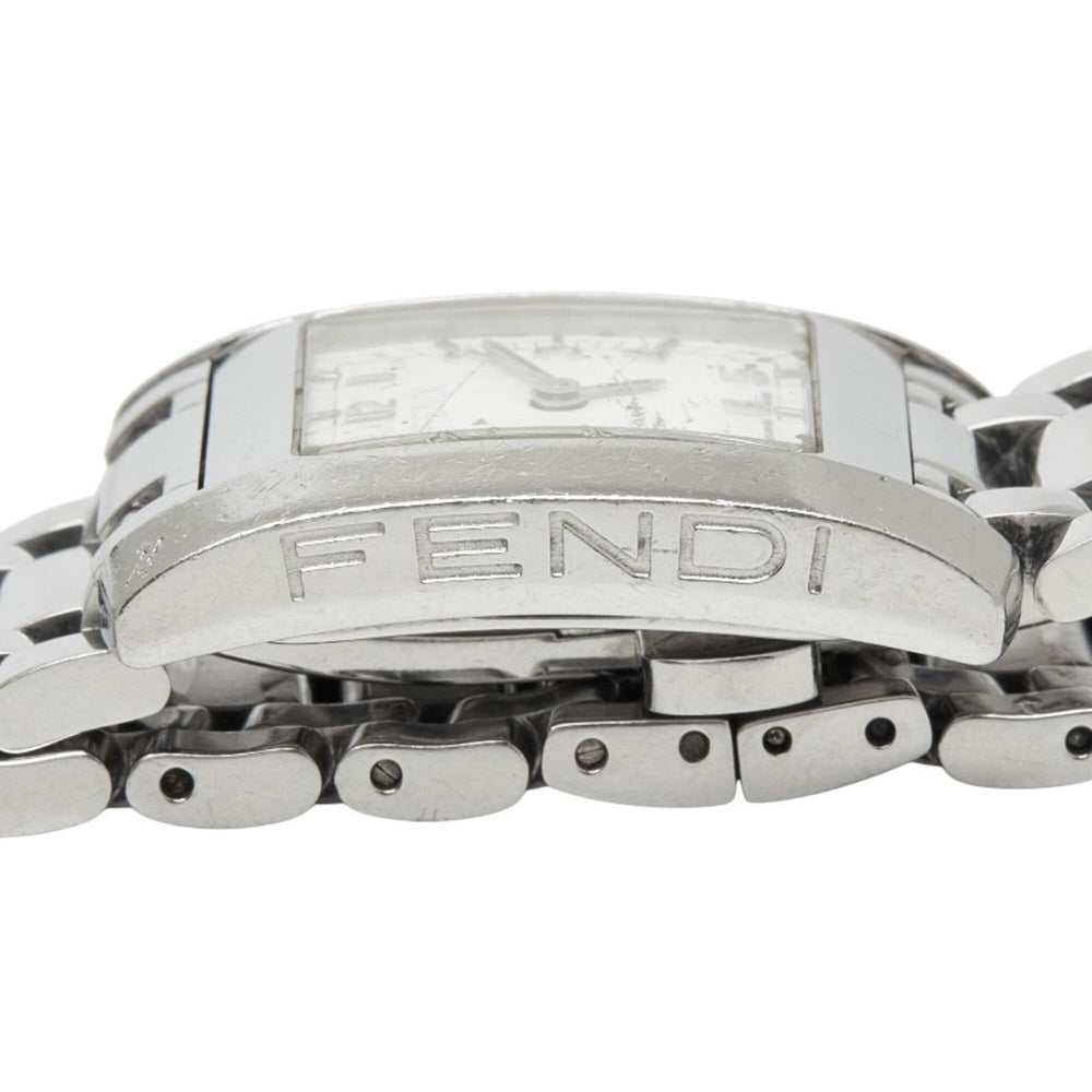 Fendi Orologi Classico 7000L Quartz Watch, White Dial, Stainless Steel, Women's Watch — Good