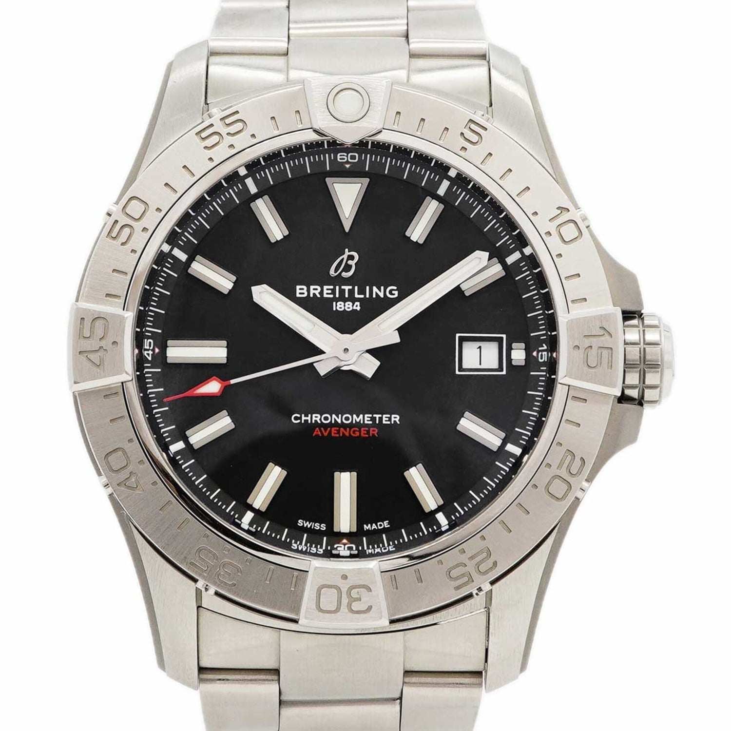 Breitling Avenger Automatic 42 A17328 Black Dial Men's Watch