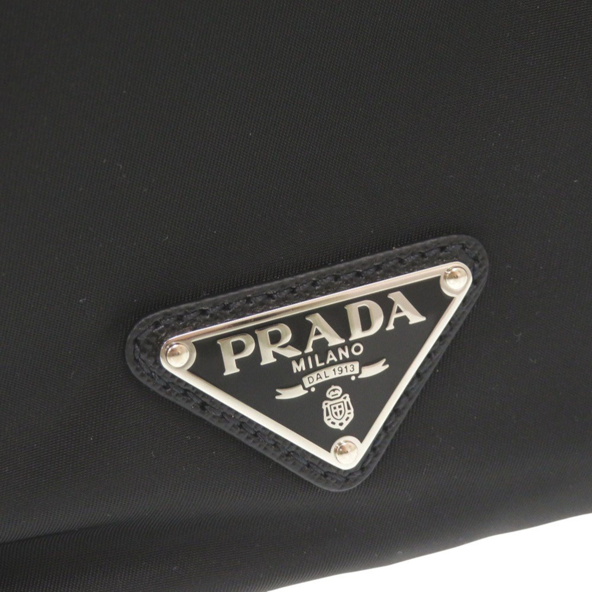 Like new Prada nylon black backpack/daypack, black, 1213 PRADA — Like New