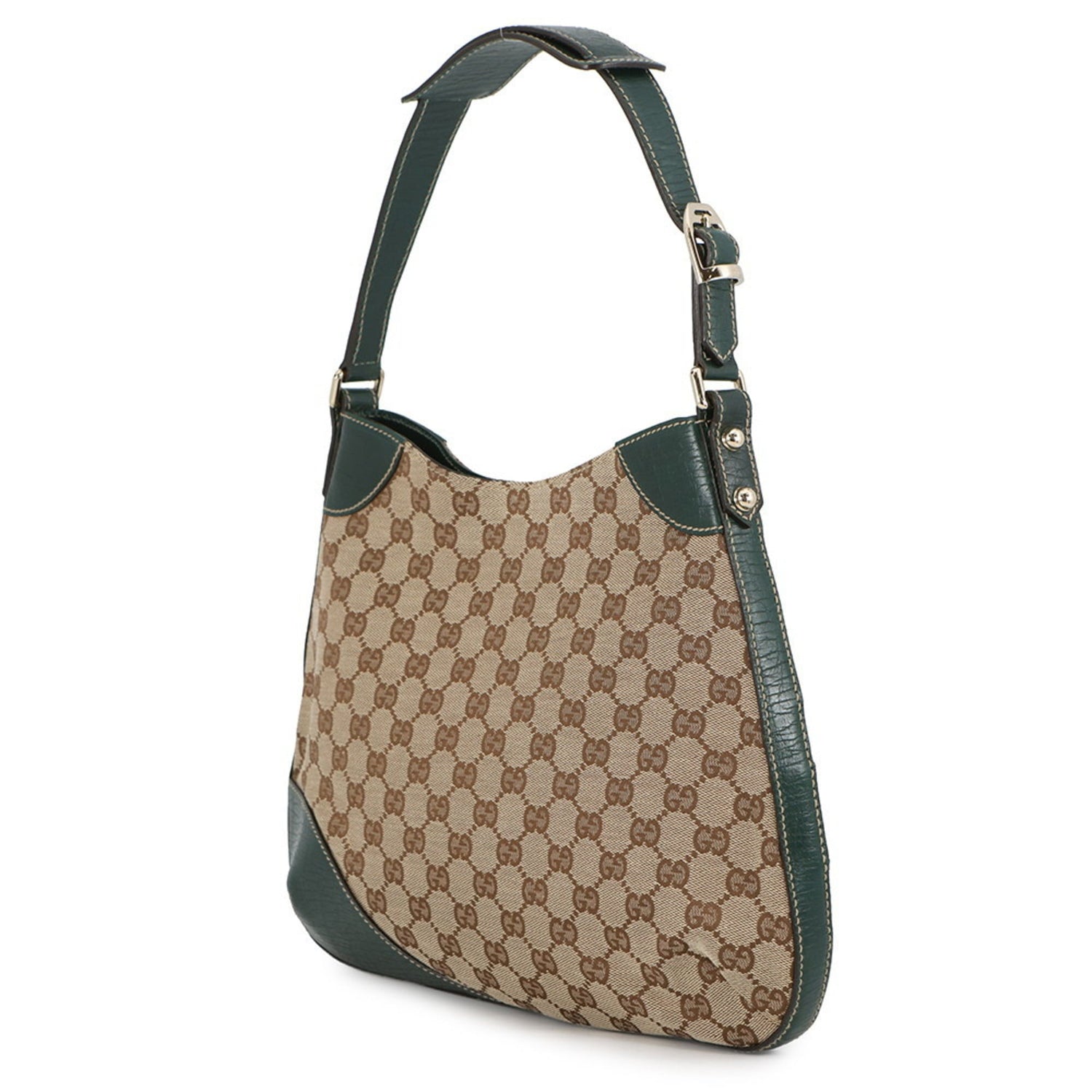 Gucci Shoulder Bag GG Canvas Leather Horsebit 137388 GUCCI Handbag Women's