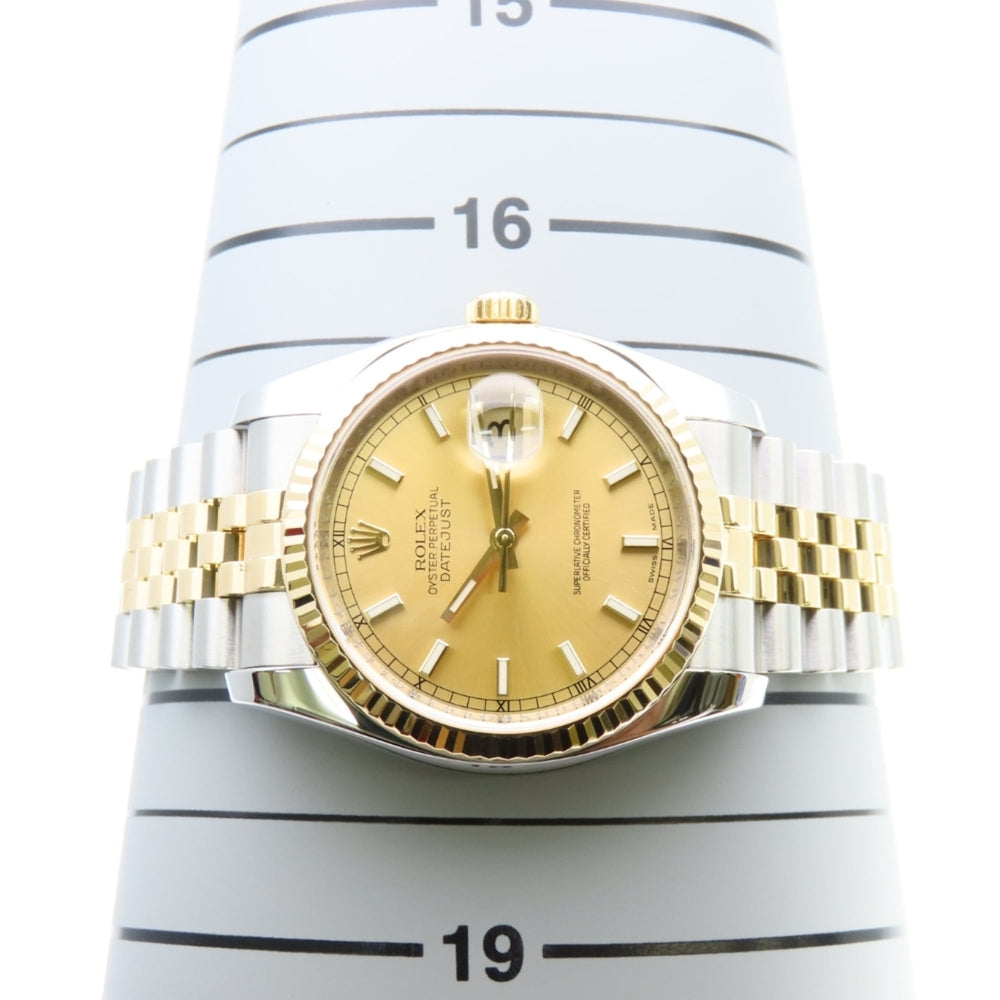Rolex Datejust 116233 Stainless Steel & 18K Yellow Gold Combination Men's Watch ROLEX — Very Good