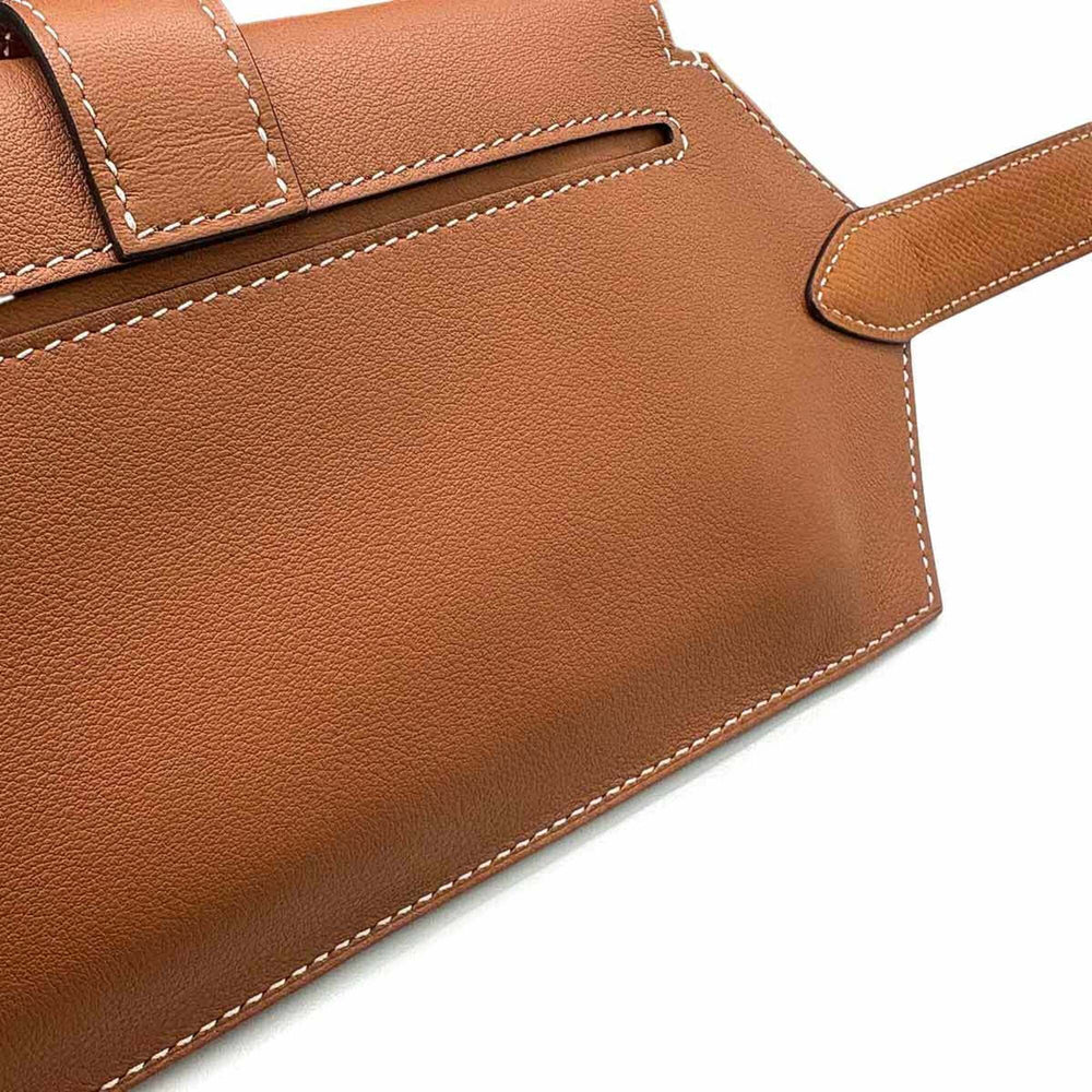 Hermes Elan Pocket 24 Belt Waist Handbag Pouch Body Swift Gold XS B Stamp — New - Store Return